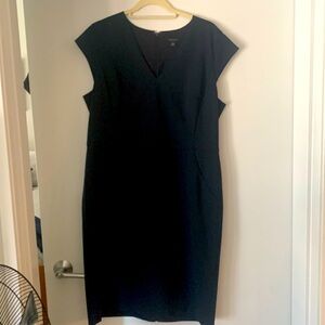 Anne Taylor navy blue dress, 16
